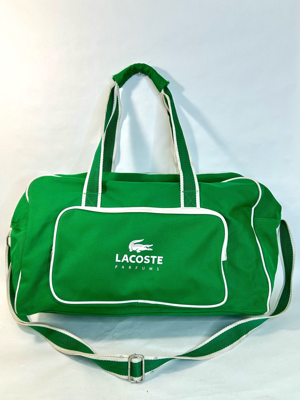 Lacoste Parfums Green Duffel Bag 18” x 13” x 7” - Picture 2 of 10